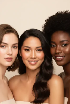 Women with different skin tones — find the right concealer shade for fair, medium and deep skin